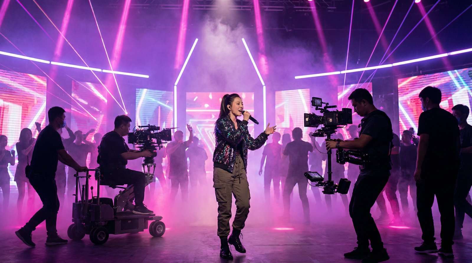 探花音乐MV视频拍摄